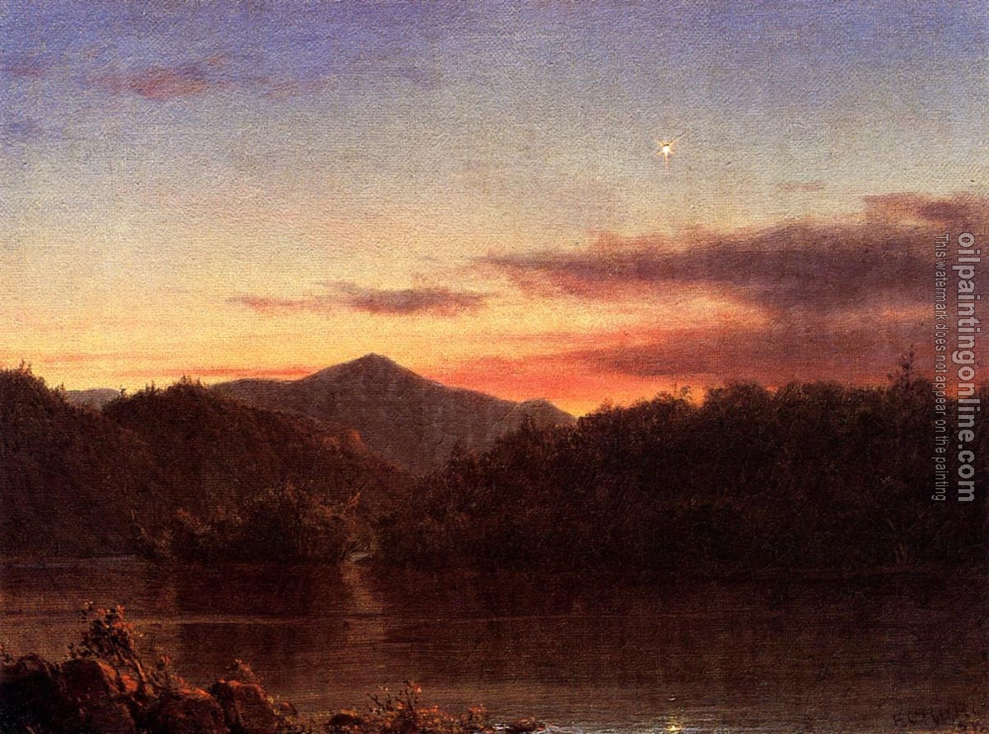 Frederic Edwin Church - The Evening Star